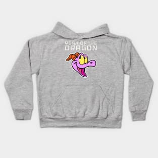 Year of the dragon Happy little purple dragon of imagination Kids Hoodie